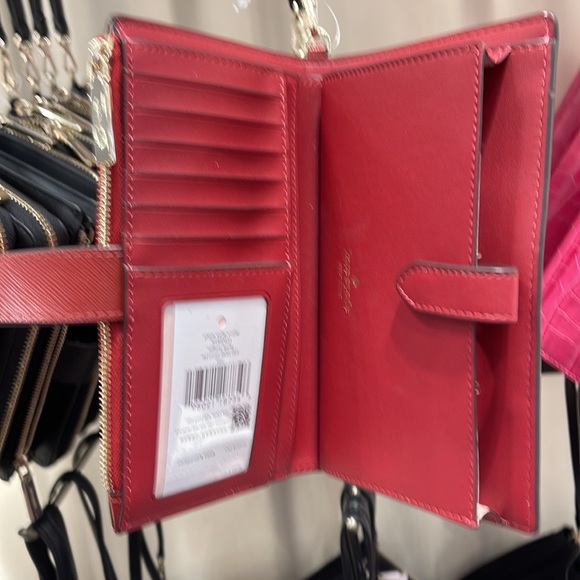 Kate Spade Staci Phone Wallet Wristlet 
Red Currant - Picture 5 of 16